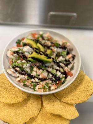 Ceviche de camarón