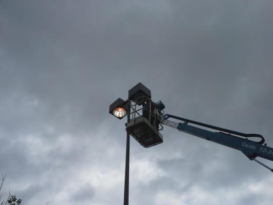 All pole light and street lighting repair.