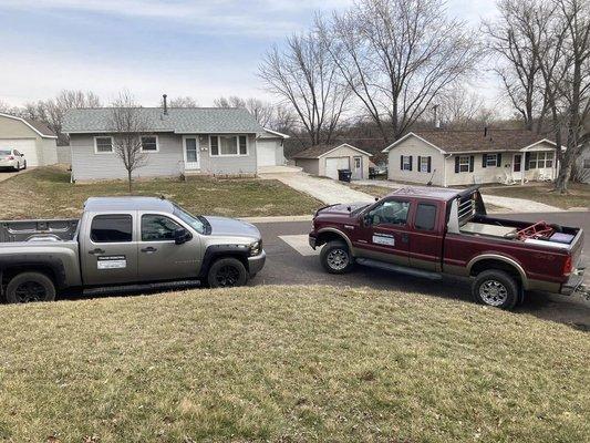 our other two trucks