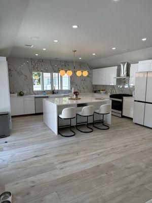 Kitchen remodeling.