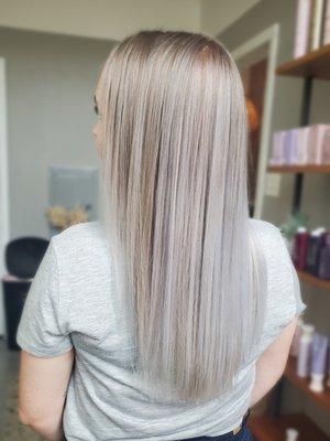 iciest of icy blonde highlights