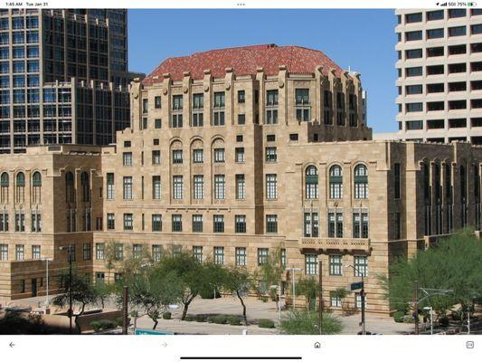 Maricopa county superior court Maricopa Superior Court building.