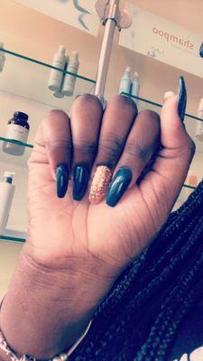 Acrylic fill in ($35) by ken