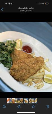 Fried whiting with fries $10.99