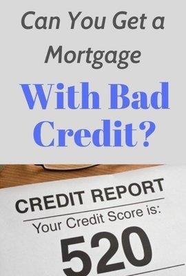 Bad credit gets you no where !