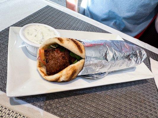 Lamb Shish Wrap