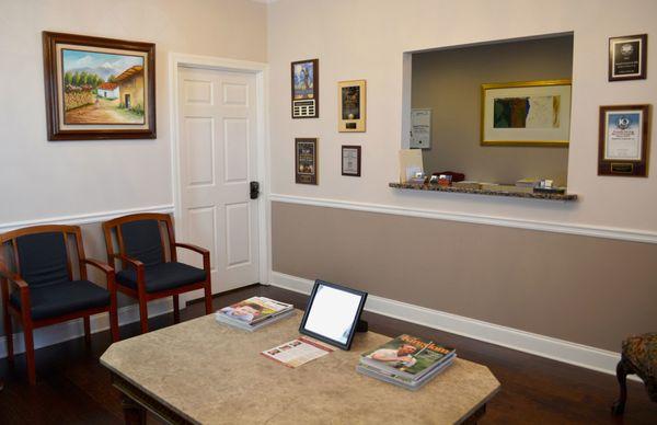 Reception Area at Law Offices of Humberto Izquierdo, Jr., PC