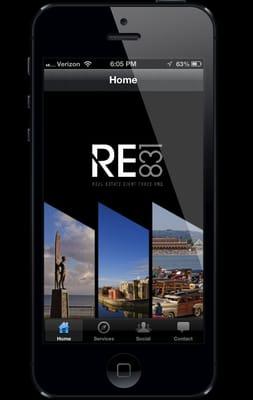 Real Estate Eight Three One Mobile App- Download available for free at the Apple Store