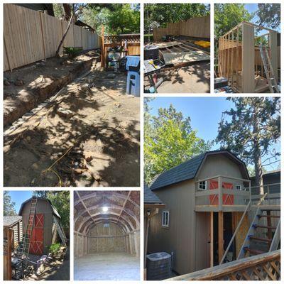 Custom two story sheds