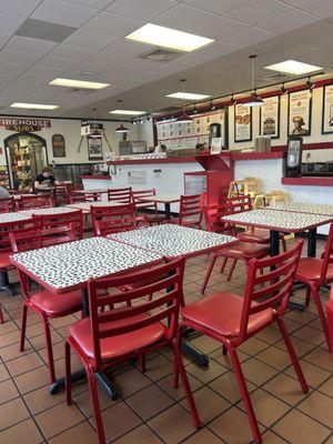 Inside of Firehouse subs, probably the best subs I've ever had