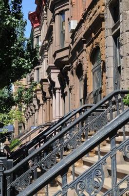 Harlem Brownstones in New York City