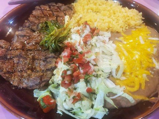 Carne Asada platter - delicious!!