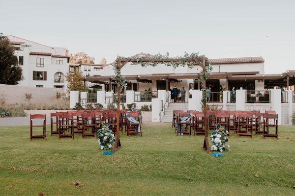 Ceremony setup