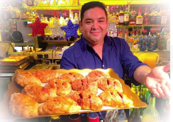 Dreaming of hot, fresh empanadas.. Felipe is the empanada master!