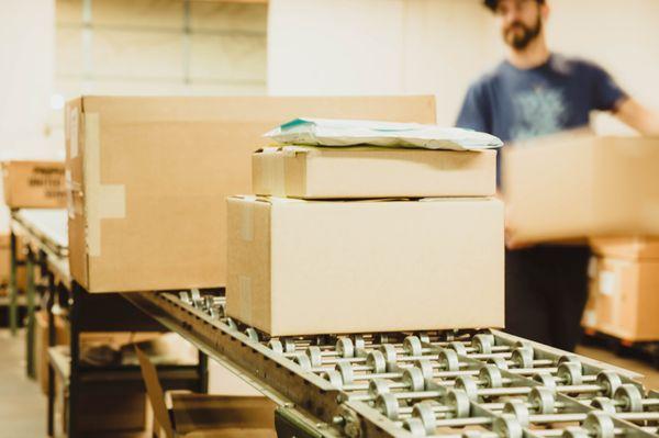 Outsource your fulfillment needs and enjoy the benefit of our 60,000-sq. ft. warehouse to store your necessities.