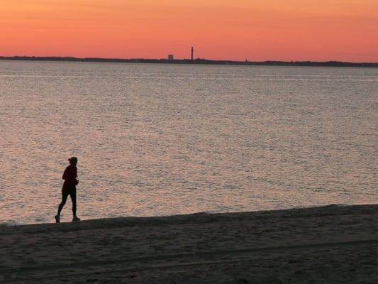 End the perfect day with a run along one of Truro's beautiful beaches while watching a gorgeous sunset over Cape Cod Bay.