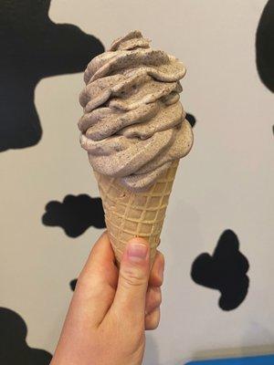 Pb cookies & cream blended w/ Cookie Crisp in a waffle cone. AMAZING