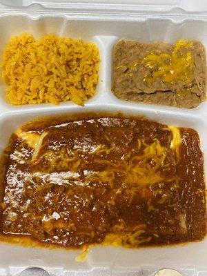 Cheese enchiladas