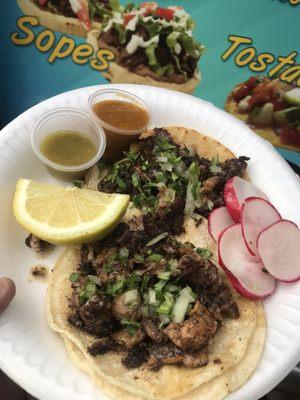 Best of the best tripas tacos you'll ever have Fresh to order and bomb