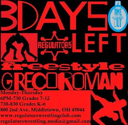 @BFHSwrestling  #RegulatorsmountUp  #DisruptClubWrestling #RegulatorsC http://thewrestlinginstitute.com/register/  https://youtu.be/fABRN8aD