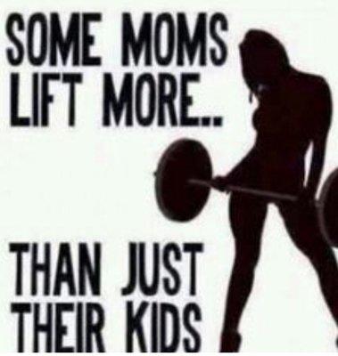 This mama works hard and works out hard! Lol!