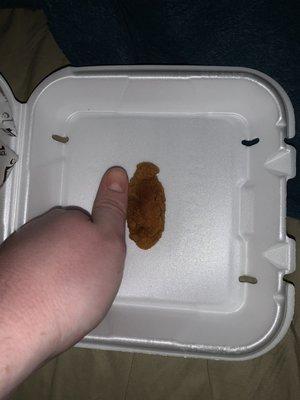 "Chicken fingers"