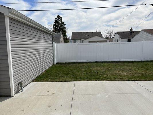 Vinyl Fence