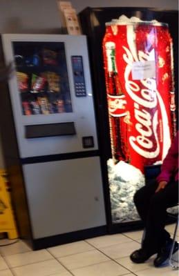 Snack and Coke Machines in Waiting Area