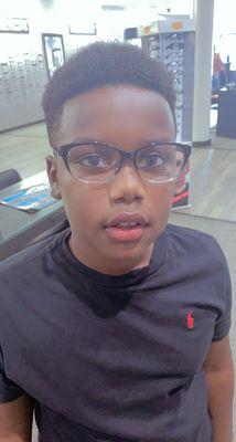 My sons first pair of glasses