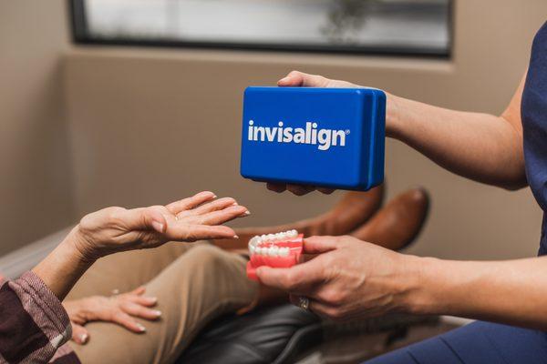 We work closely with a Orthodontist to offer you Invisalign,