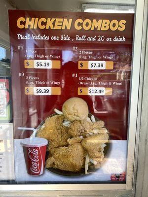 Chicken combos