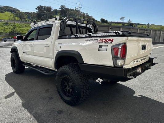 Steel rear bumper from Bay Area Metal Fabrication