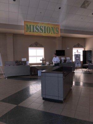 Mission work display