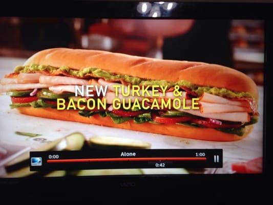 The commercial I just saw advertising a FOOTLONG!!! How about that, I see what 8 slices?! Must be nice.