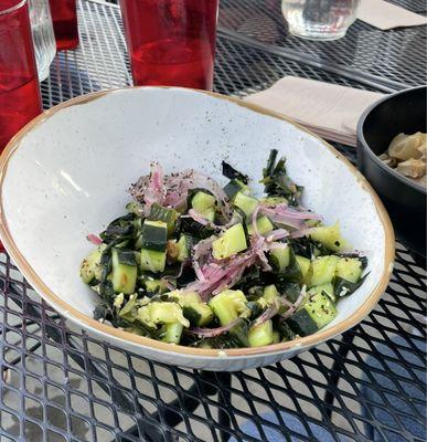 Cucumber Salad- must love furikake otherwise it's pretty overpowering