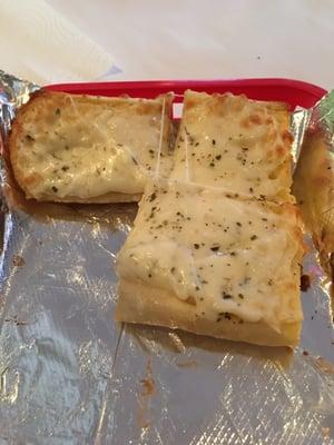 Cheesy garlic bread