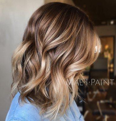 What I asked for...light brown/bronde balayage touch-up