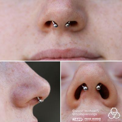 Septum piercing