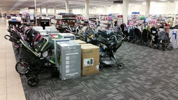 Tons of strollers!