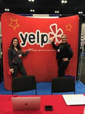 Yelp Booth @ Build Expo LA 2018