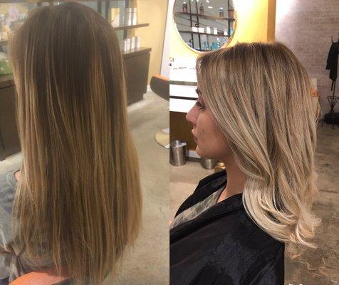 Balayage highlights