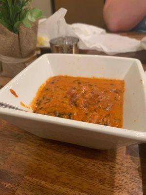 Curry/sauce that comes with the tandoori chicken