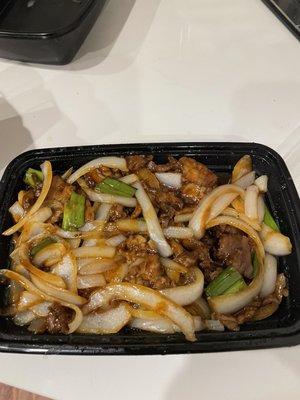 Beef with Spring Onion