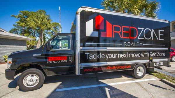 Free moving truck if you use our real estate services!