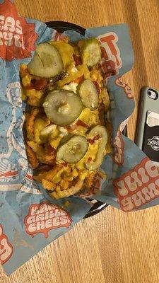 Loaded fries with cheese