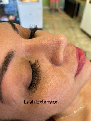 Eyelashes extension