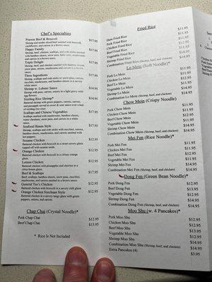 More menu