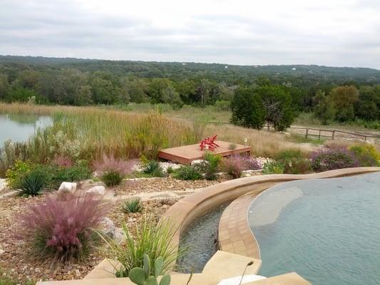 Terrace and landscaping