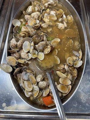 Clams are always fresh!