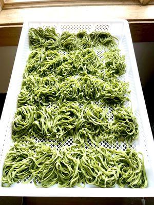 Spinach Tagliatelle